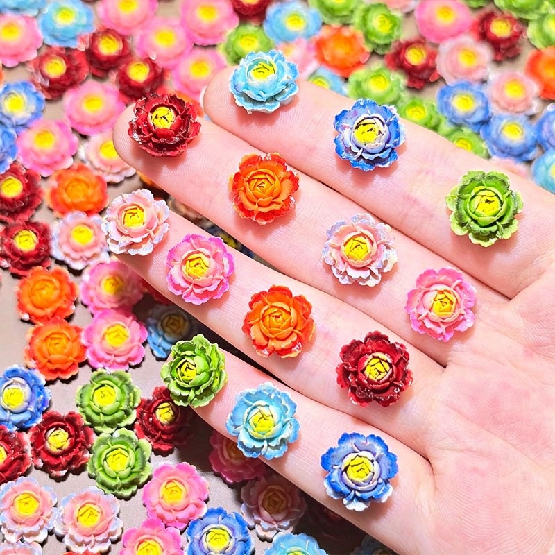 50 pezzi di cabochon piatti a  - Resin Art Rose recensione e prezzo