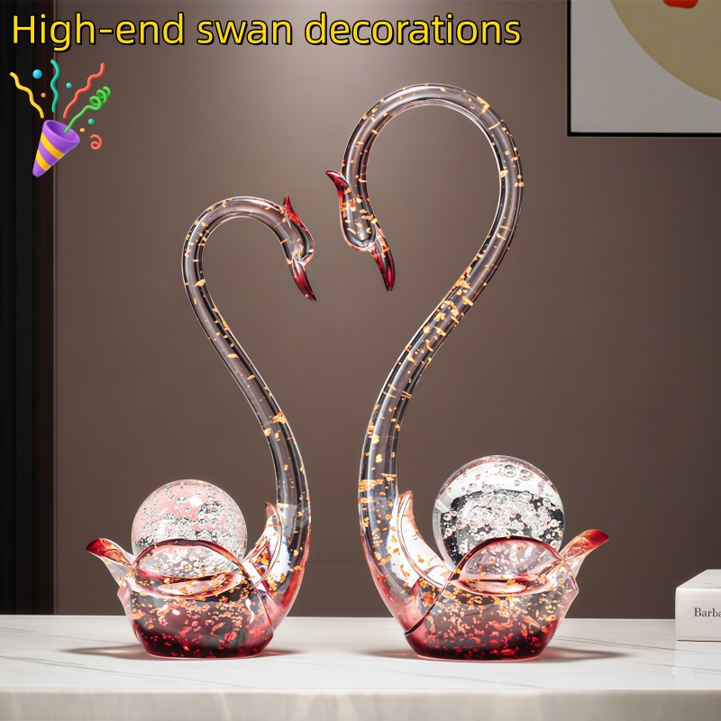 Statuetta di coppia di cigni i - Resin Art Wedding Gift recensione e prezzo